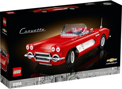 Alle Details zum LEGO-Set 1961er Corvette C1 und ähnlichen Sets