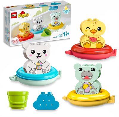 Badewannenspaß: Schwimmender Tierzug bei Amazon bestellen