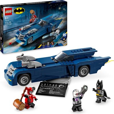 Alle Details zum LEGO-Set Batman with the Batmobile vs. Harley Quinn and Mr. Freeze und ähnlichen Sets