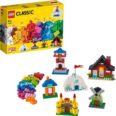 Alle Details zum LEGO-Set Bausteine & bunte Häuser und ähnlichen Sets