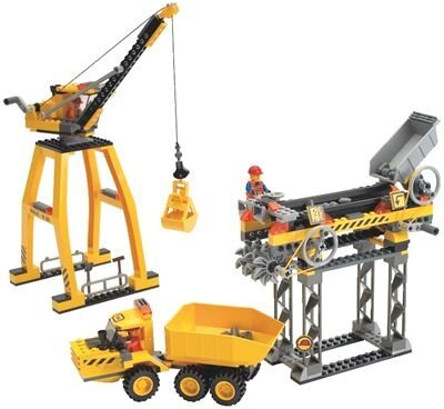 Baustelle mit Kran und Muldenkipper bei Amazon bestellen