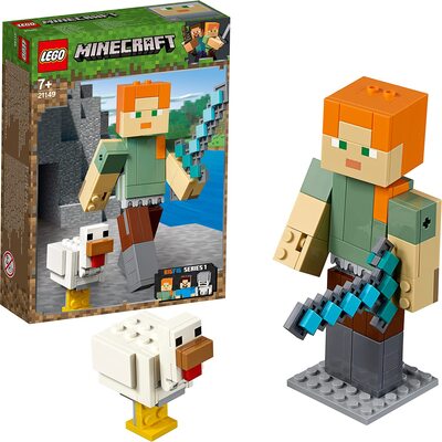 Alle Details zum LEGO-Set BigFig Alex mit Huhn und ähnlichen Sets