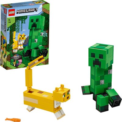Alle Details zum LEGO-Set BigFig Creeper & Ozelot und ähnlichen Sets