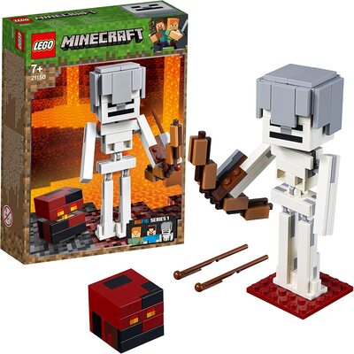 Alle Details zum LEGO-Set BigFig Skelett mit Magmawürfel und ähnlichen Sets