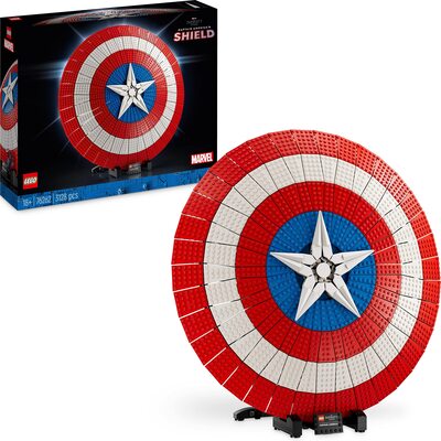 Alle Details zum LEGO-Set Captain Americas Schild und ähnlichen Sets