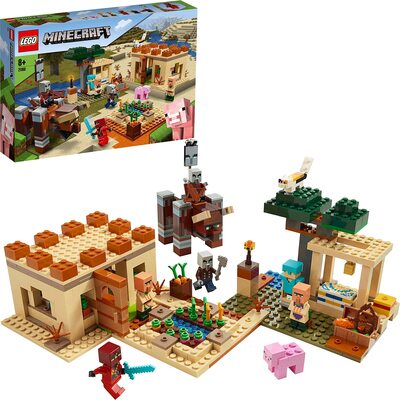 Alle Details zum LEGO-Set Der Illager-Überfall und ähnlichen Sets