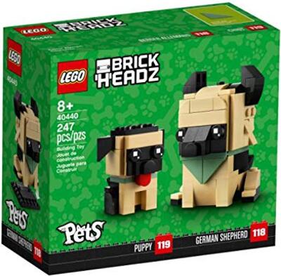 Deutsche Schäferhunde Brickheadz bei Amazon bestellen
