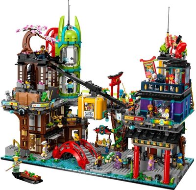 Alle Details zum LEGO-Set Die Märkte von Ninjago City und ähnlichen Sets