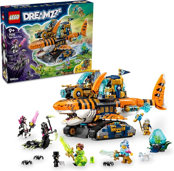 LEGO DREAMZzz: 2-in-1 Tigerhai-Fahrzeug (71515) bei Amazon bestellen