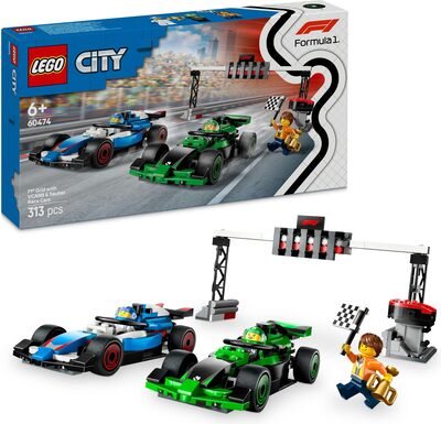 F1 Startaufstellung mit VCARB & Sauber Rennautos bei Amazon bestellen