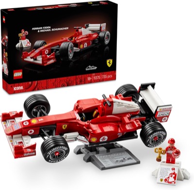 Alle Details zum LEGO-Set Ferrari F2004 und Michael Schumacher und ähnlichen Sets