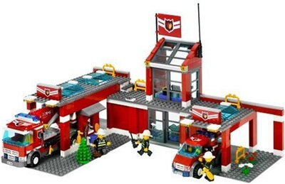 Alle Details zum LEGO-Set Feuerwehr-Hauptquartier (2007er Version) und ähnlichen Sets