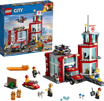 Alle Details zum LEGO-Set Feuerwehr-Station (2019er Version) und ähnlichen Sets