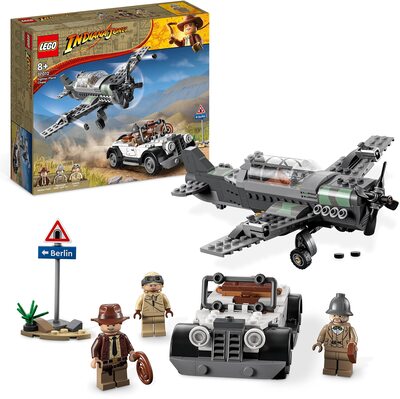 Alle Details zum LEGO-Set Flucht vor dem Jagdflugzeug und ähnlichen Sets