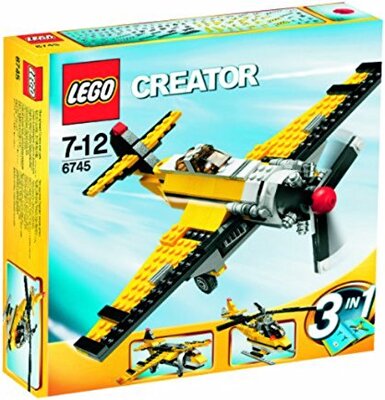 Gelbes Propellerflugzeug bei Amazon bestellen