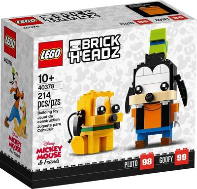 Alle Details zum LEGO-Set Goofy & Pluto Brickheadz und ähnlichen Sets