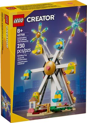 Große Feier: Riesenrad mit Feuerwerk bei Amazon bestellen