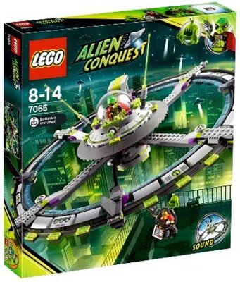 Alle Details zum LEGO-Set Großes Alien-Raumschiff und ähnlichen Sets