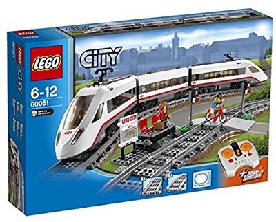 Alle Details zum LEGO-Set Hochgeschwindigkeits-Passagier-Zug und ähnlichen Sets