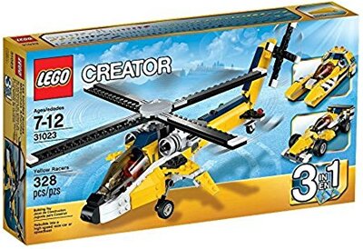 Alle Details zum LEGO-Set Hubschrauber "Gelber Flitzer" und ähnlichen Sets