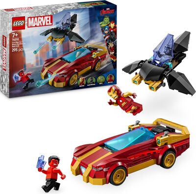 Iron Man Auto & Black Panther vs. Red Hulk bei Amazon bestellen