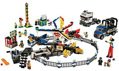 Alle Details zum LEGO-Set Jahrmarkt-Fahrgeschäft und ähnlichen Sets