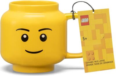 Keramikbecher mit Jungengesicht, 530ml bei Amazon bestellen