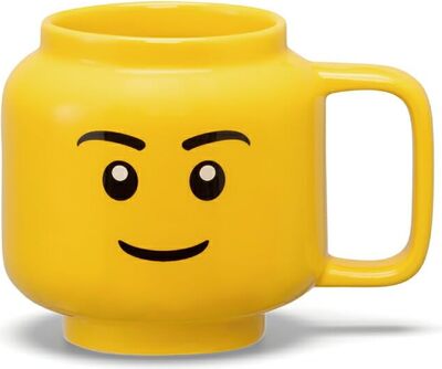 Keramikbecher mit Jungengesicht bei Amazon bestellen