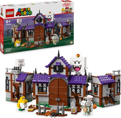 Alle Details zum LEGO-Set King Boo's Haunted Mansion und ähnlichen Sets