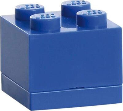 Kleine Aufbewahrungsbox 4er Lego-Stein blau bei Amazon bestellen