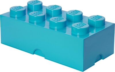 Kleine Aufbewahrungsbox 8er Lego-Stein Azurblau bei Amazon bestellen