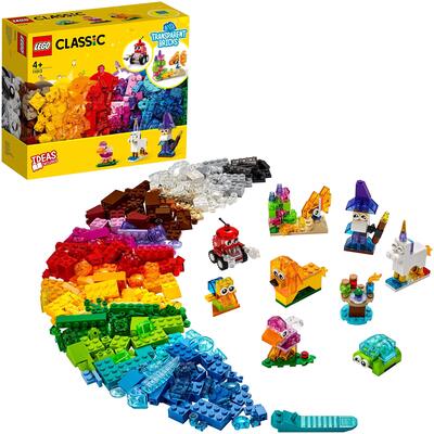 Alle Details zum LEGO-Set Kreativ-Bauset mit durchsichtigen Steinen und ähnlichen Sets