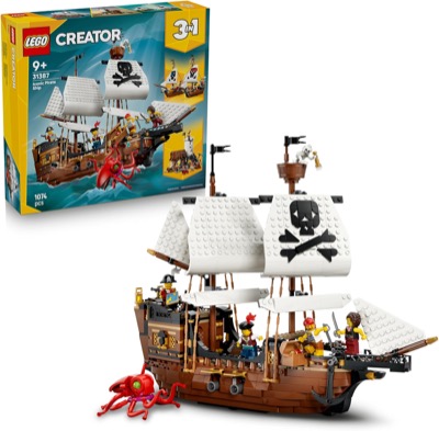 Alle Details zum LEGO-Set Legendäres Piratenschiff und ähnlichen Sets