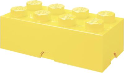 LEGO 8 Noppen gelbe Aufbewahrungsbox mit Schublade bei Amazon bestellen