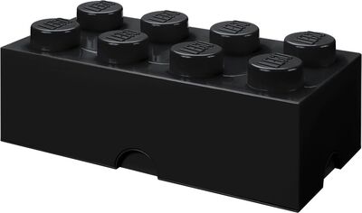 LEGO 8 Noppen schwarze Aufbewahrungsbox mit Schublade bei Amazon bestellen