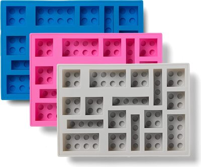 LEGO-Stein-Eiswürfelbehälter - Blau bei Amazon bestellen