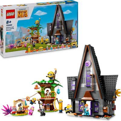 Alle Details zum LEGO-Set Minions and Gru's Family Mansion und ähnlichen Sets