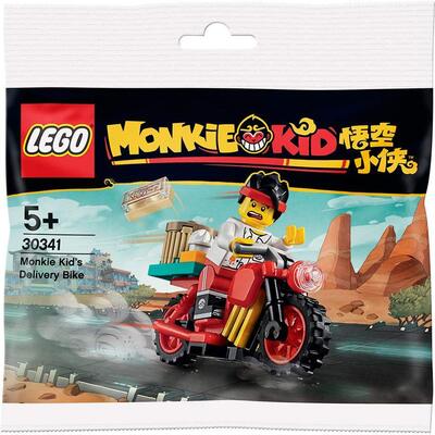 Alle Details zum LEGO-Set Monkie Kids Lieferfahrrad und ähnlichen Sets