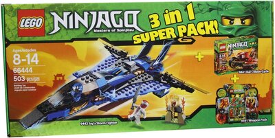 Ninjago Motorrad, Gleiter & Waffen Super Pack 3-in-1 (2012er Version) bei Amazon bestellen