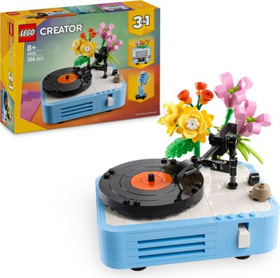 Plattenspieler mit Blumen bei Amazon bestellen