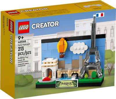 Alle Details zum LEGO-Set Postkarte aus Paris und ähnlichen Sets