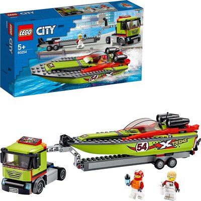Alle Details zum LEGO-Set Rennboot-Transporter und ähnlichen Sets