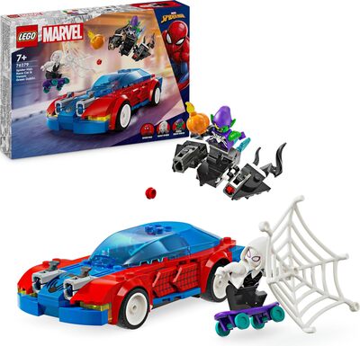 Alle Details zum LEGO-Set Spider-Man Race Car & Venom Green Goblin und ähnlichen Sets