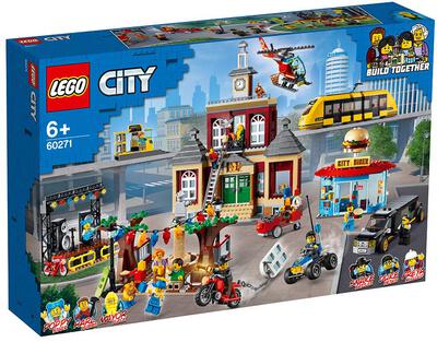 Alle Details zum LEGO-Set Stadtplatz und ähnlichen Sets