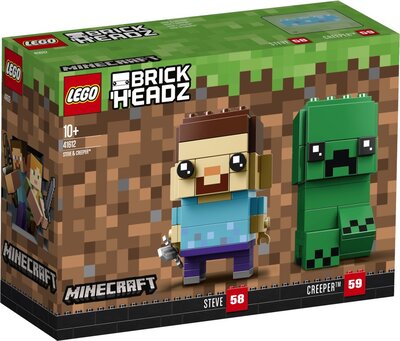 Steve & Creeper Brickheadz bei Amazon bestellen