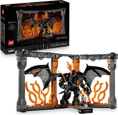 Alle Details zum LEGO-Set The Lord of the Rings: Balrog Book Nook und ähnlichen Sets