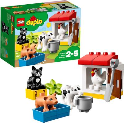 Alle Details zum LEGO-Set Tiere auf dem Bauernhof (2018er Version) und ähnlichen Sets