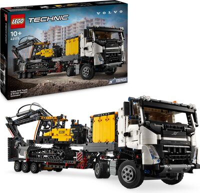 Alle Details zum LEGO-Set Volvo FMX LKW mit EC230 Electric Raupenbagger und ähnlichen Sets