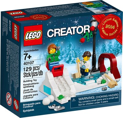 Winterliche Eislaufszene bei Amazon bestellen