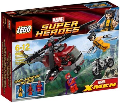 Alle Details zum LEGO-Set Wolverines Helikopter Showdown und ähnlichen Sets